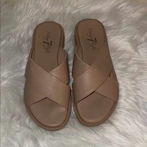 Elegant Tan Women Sandals by Seven7